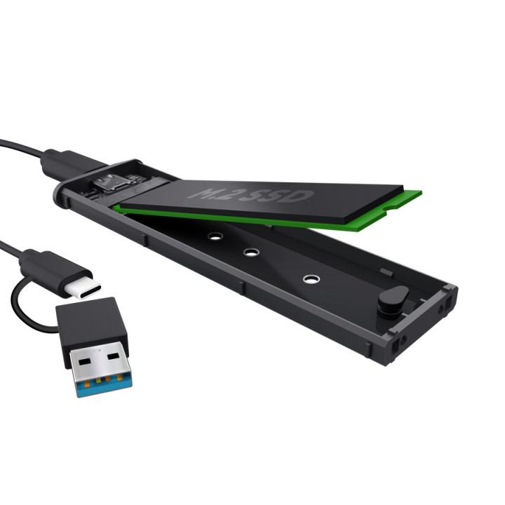 Trust USB-C 3.2 M.2 SSD - NOIR