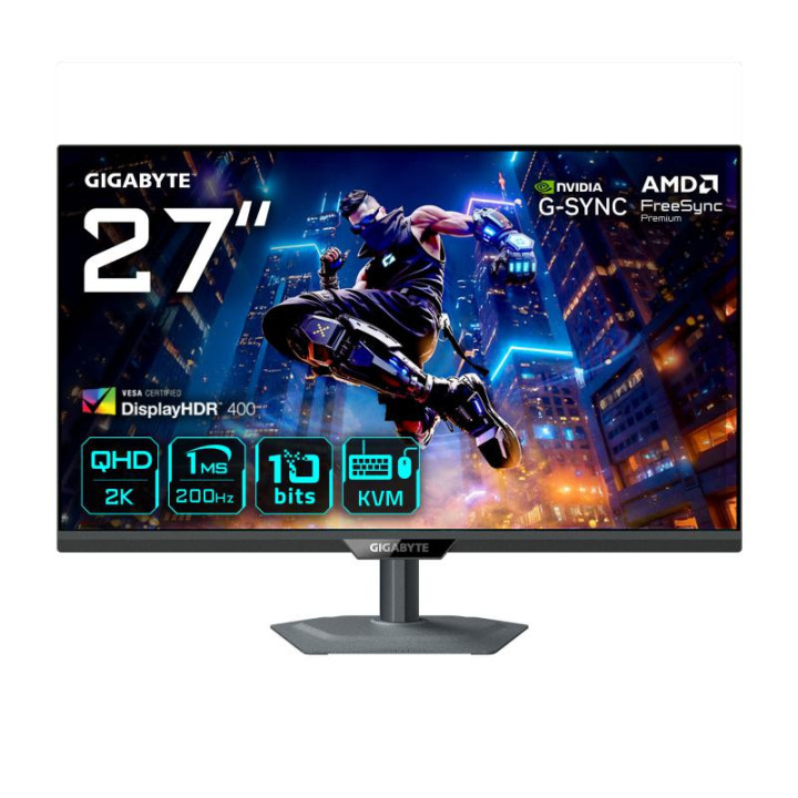 GIGABYTE M27Q2 QD 27 QHD/200HZ/QD F-IPS/PIVOT/USB-C/GSYNC 