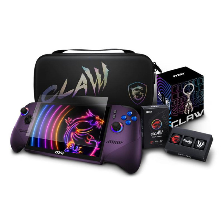 MSI CLAW 8 EX AI+ CG3EM LAUNCH PACK-008FR CONSOLE DE JEUX PORTABLES 20.3 CM (8) 32 GO ECRAN TACTILE WIFI VIOLET 