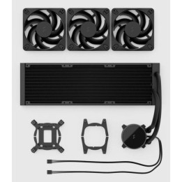 FRACTAL DESIGN RADIUS 360 BLACK PROCESSEUR REFROIDISSEUR DE LIQUIDE TOUT-EN-UN 12 CM NOIR 1 PIECE(S) 