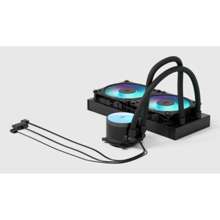 FRACTAL DESIGN RADIUS 240 RGB BLACK PROCESSEUR REFROIDISSEUR DE LIQUIDE TOUT-EN-UN 12 CM NOIR 1 PIECE(S) 