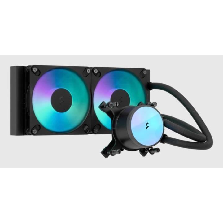 FRACTAL DESIGN RADIUS 240 RGB BLACK PROCESSEUR REFROIDISSEUR DE LIQUIDE TOUT-EN-UN 12 CM NOIR 1 PIECE(S) 