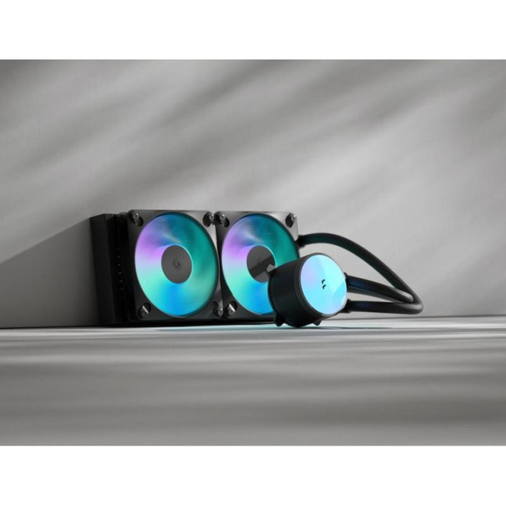 FRACTAL DESIGN RADIUS 240 RGB BLACK PROCESSEUR REFROIDISSEUR DE LIQUIDE TOUT-EN-UN 12 CM NOIR 1 PIECE(S) 