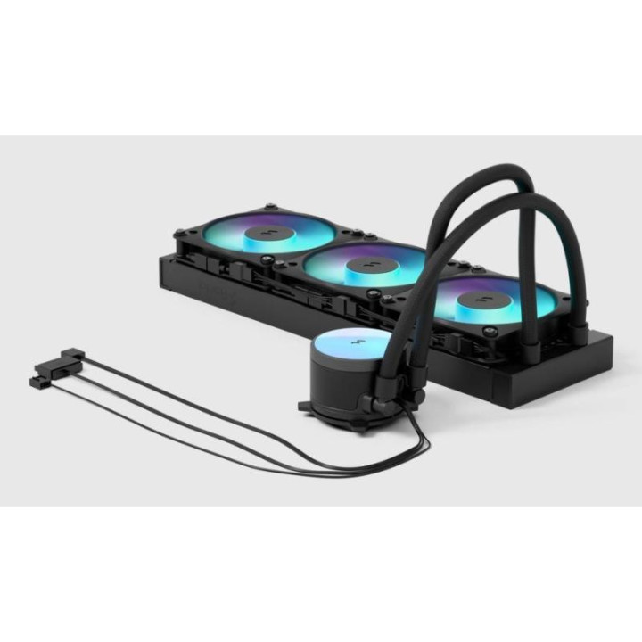 FRACTAL DESIGN RADIUS 360 RGB BLACK PROCESSEUR REFROIDISSEUR DE LIQUIDE TOUT-EN-UN 12 CM NOIR 1 PIECE(S) 