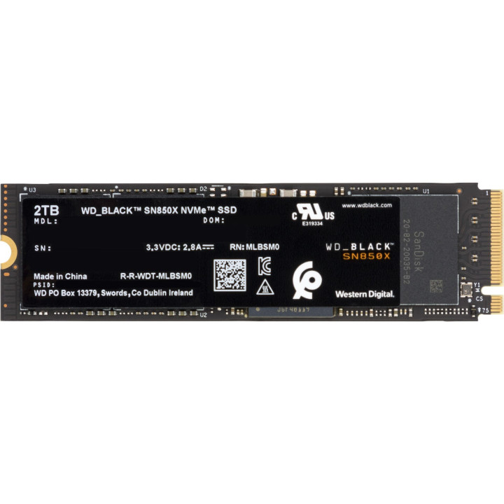 WD SN850X 2TO M.2 GEN4 