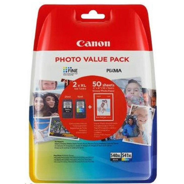 CANON PACK CARTOUCHES NOIRE + COULEUR - PG540L/CL541XL P 