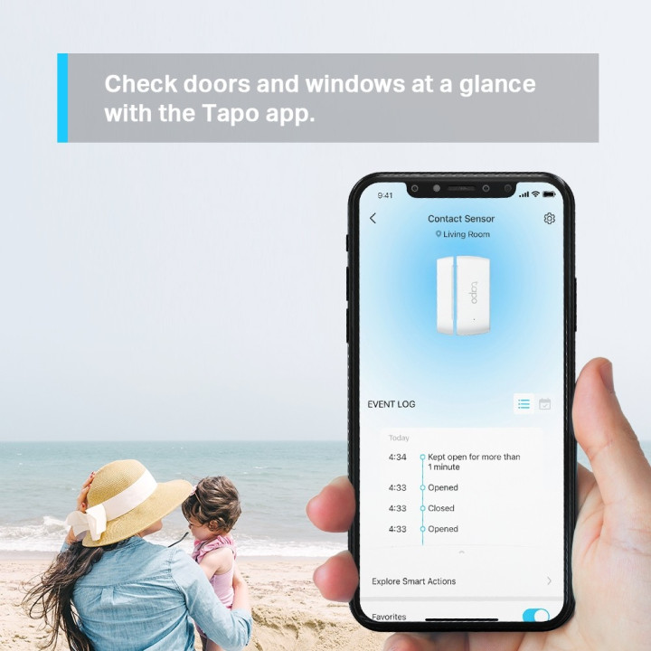 TP-LINK DETECTEUR DA OUVERTURE/FERMETURE CONNECTE 