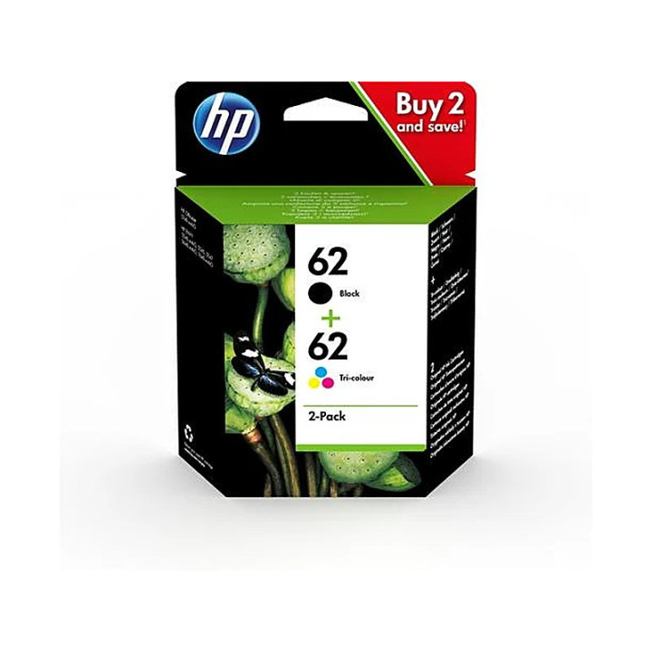 HP PACK CARTOUCHES NOIRE + COU
