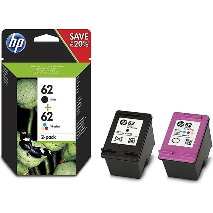 HP PACK CARTOUCHES NOIRE + COU