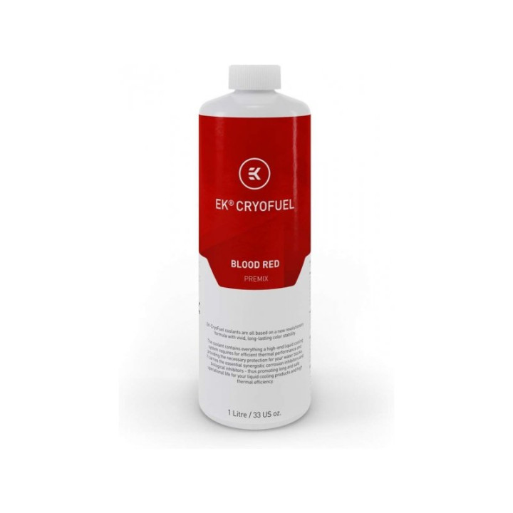 EK WATER BLOCKS LIQUIDE EK-CRYOFUEL PREMIX BLOOD RED - 1000ML 