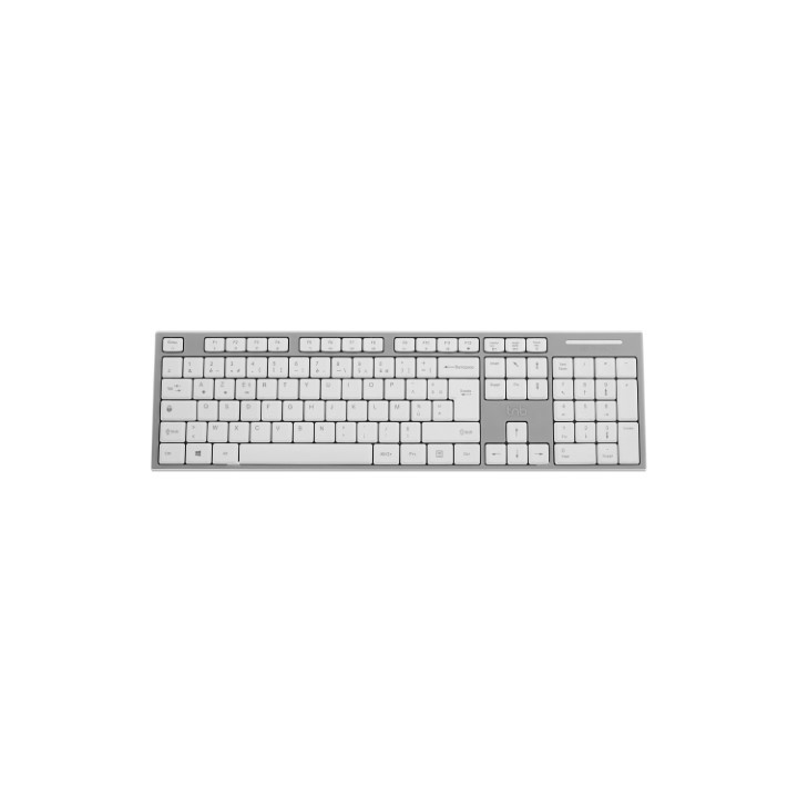 T'nB CLAVIER RECHARGEABLE KBWBTGR-SANS FIL - GRIS/BLANC