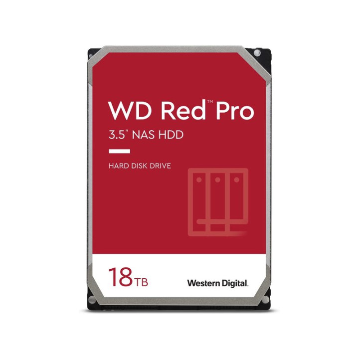 WESTERN DIGITAL 18TB RED PRO 512MB CMR 3.5IN 