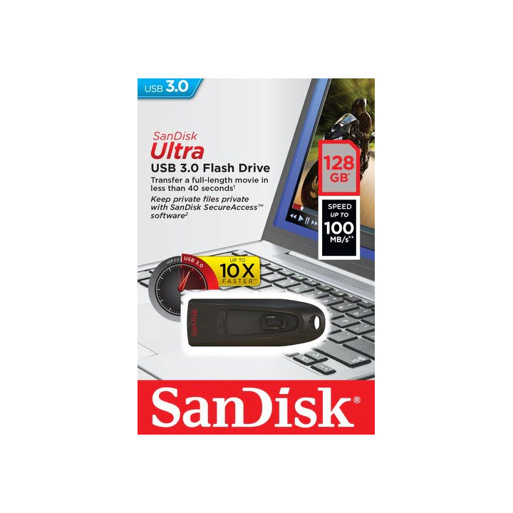 SANDISK USB STICK 128GB ULTRA 