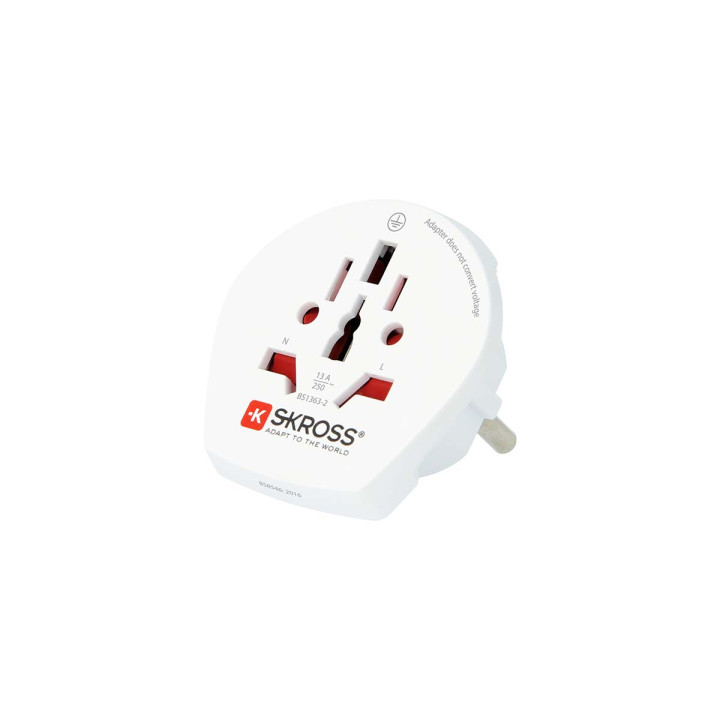 NEDIS ADAPTATEUR DE VOYAGE PRISE MONDIALE VERS EUROPE 