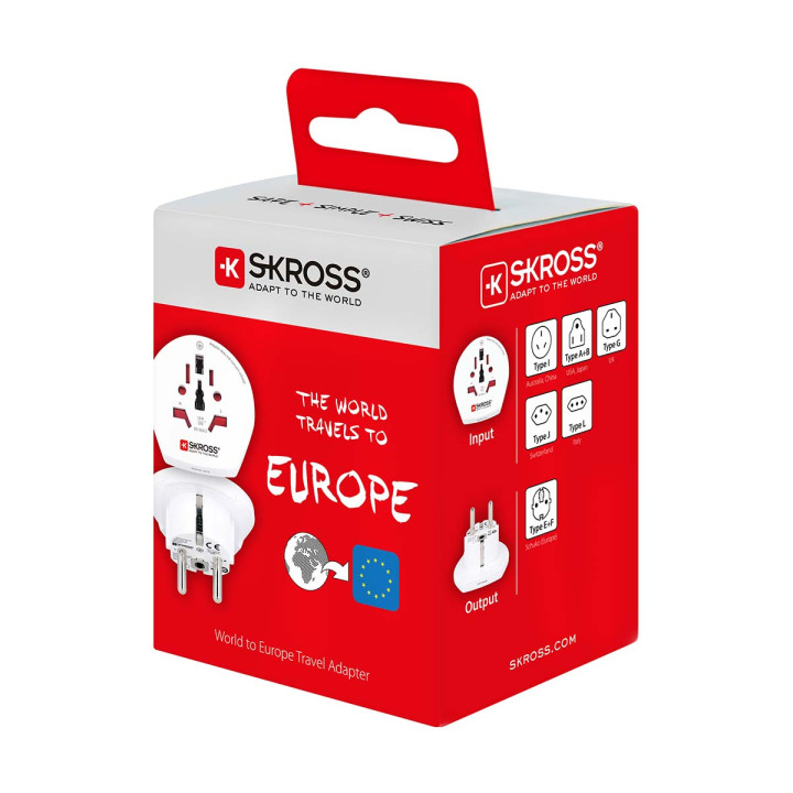 NEDIS ADAPTATEUR DE VOYAGE PRISE MONDIALE VERS EUROPE 