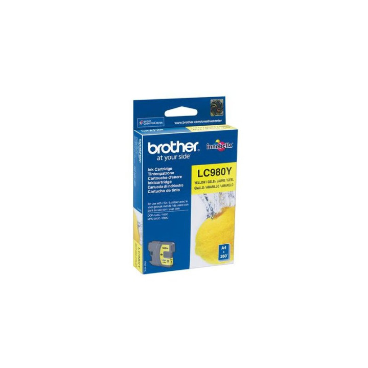 BROTHER LC-980Y CARTOUCHE JAUN