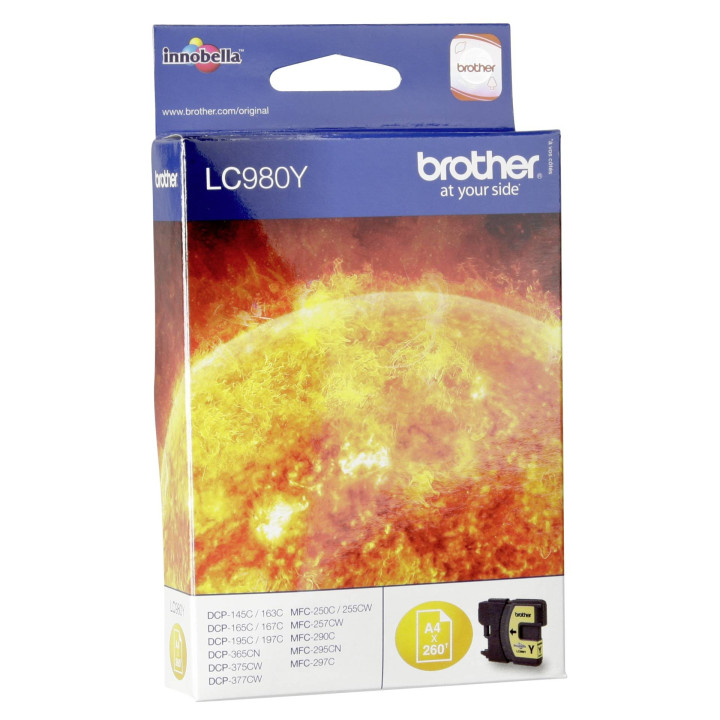 BROTHER LC-980Y CARTOUCHE JAUN