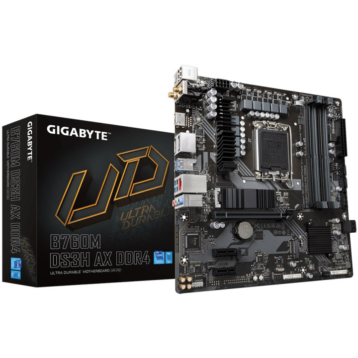 GIGABYTE B760M DS3H AX DDR4 - B760/LGA1700/DDR4/MATX 