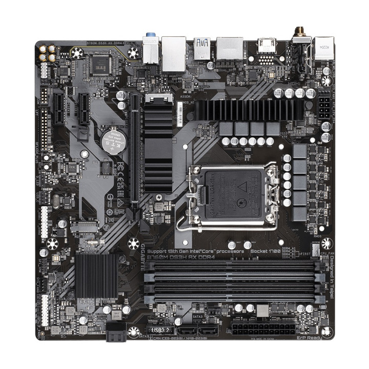 GIGABYTE B760M DS3H AX DDR4 - B760/LGA1700/DDR4/MATX 