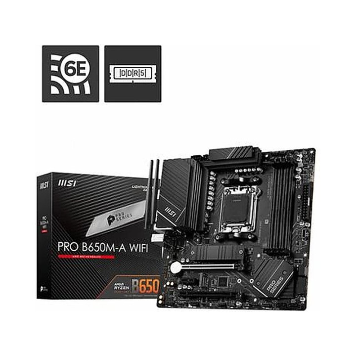 MSI PRO B650M-A WIFI - B650/AM5/DDR5/MATX 