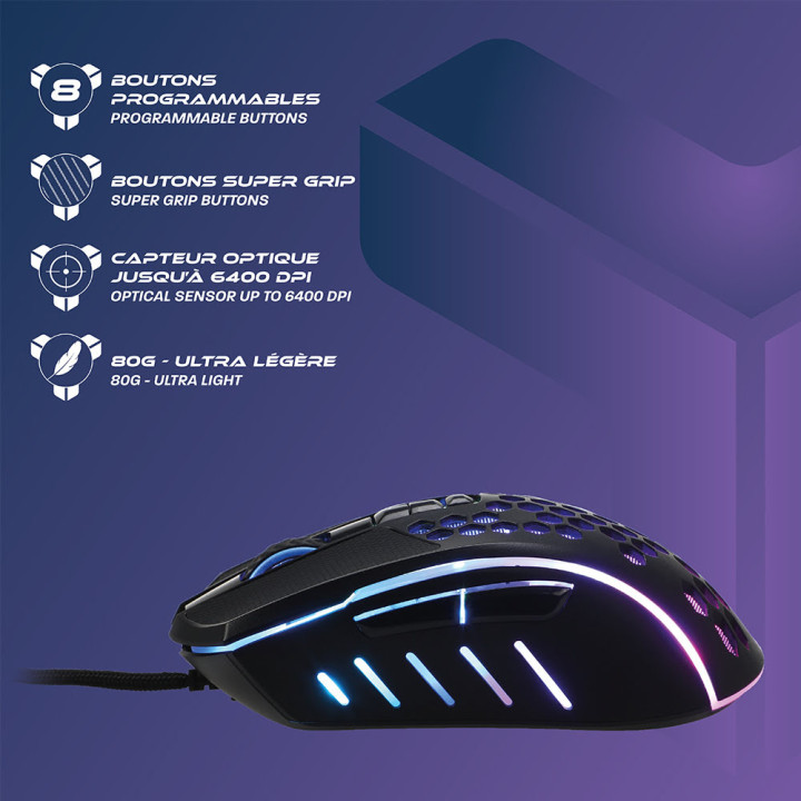 ELYTE MY-300 NOIRE RGB 