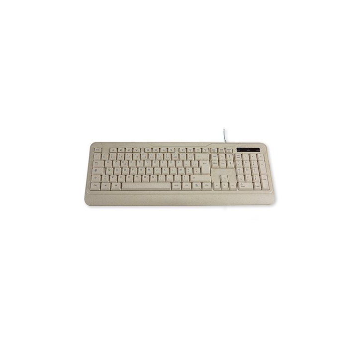 MCL SAMAR KIT CLAVIER/SOURIS - FILAIRE - BIOPLASTIQUE 