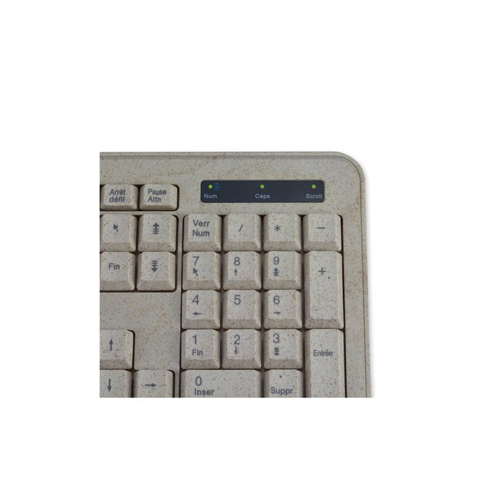 MCL SAMAR KIT CLAVIER/SOURIS - FILAIRE - BIOPLASTIQUE 