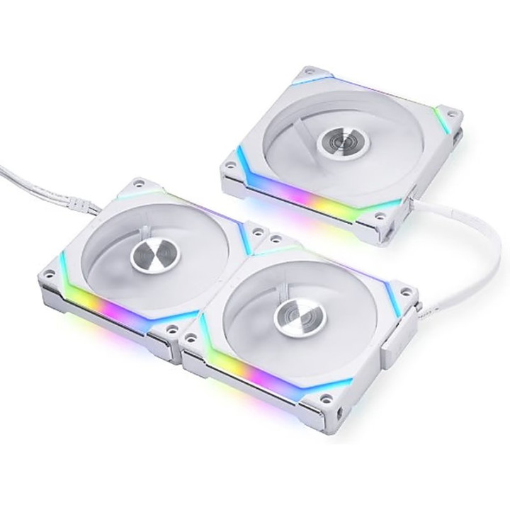 LIAN-LI UNI FAN SL120 V2 RGB - BLANC - PACK DE 3 