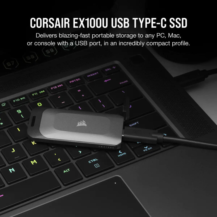 CORSAIR EX100U USB 3.2 TYPE C 1TO 