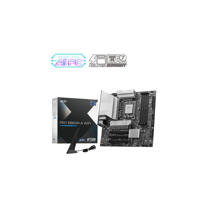 MSI PRO B860M-A WIFI - B860/LGA1851/DDR5/MATX 