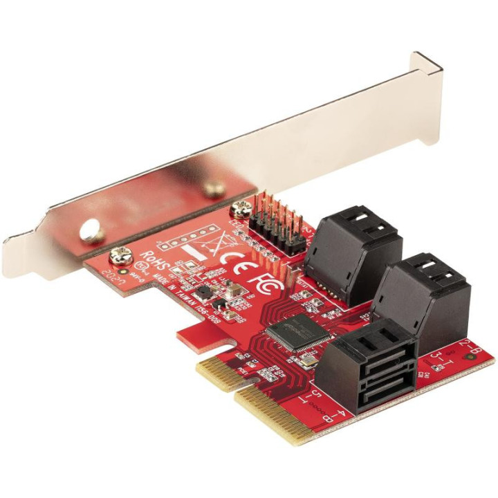 STARTECH SATA PCIE CARD - 6 PORT (6GBPS) 