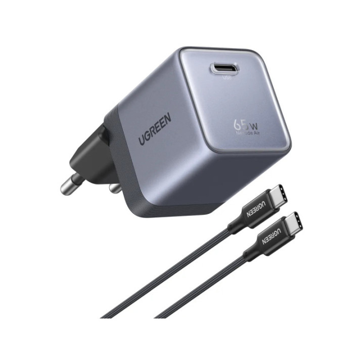 UGREEN CHARGEUR SECTEUR MINIATURE 65W USB-C *95437B 