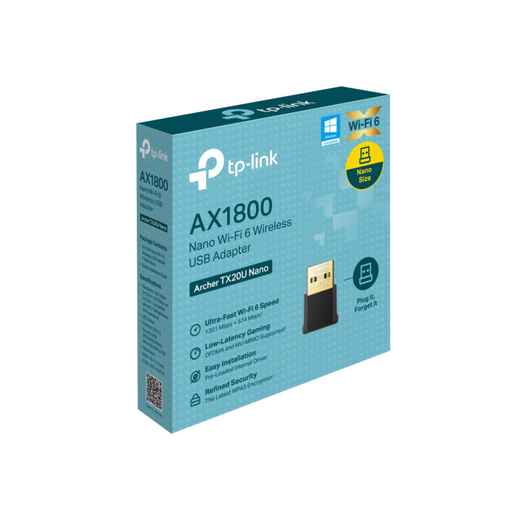 TP-LINK ARCHER TX20U NANO WLAN 1800 MBIT/S 