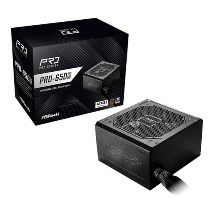 ASRock ATX 650W - 80+ BRONZE - PRO-650B