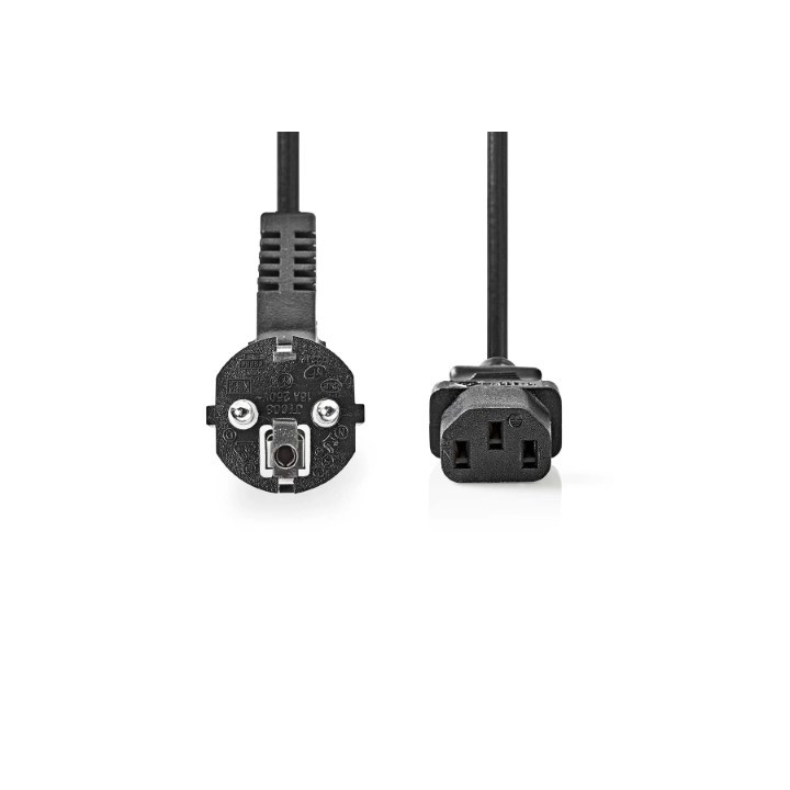 Nedis CABLE PRISE DE TERRE MALE/IEC-320-C13 - 3M - NOIR