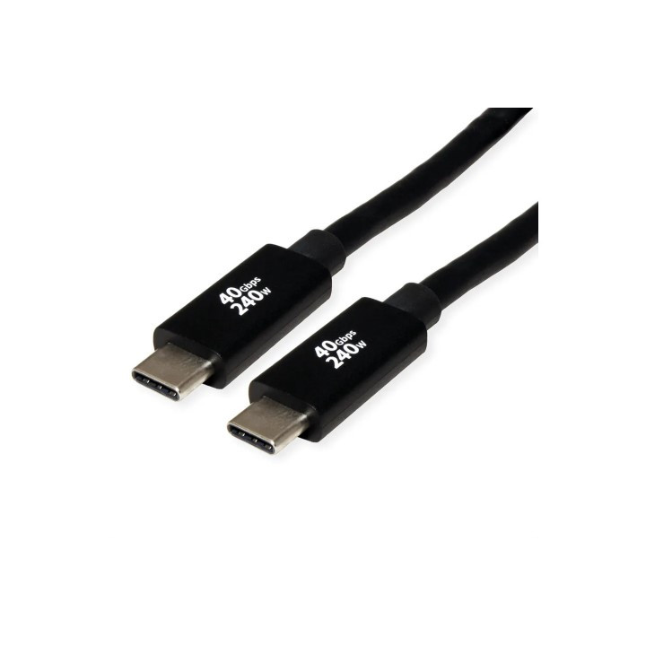 Roline CABLE USB-C MALE/MALE - 2M - NOIR