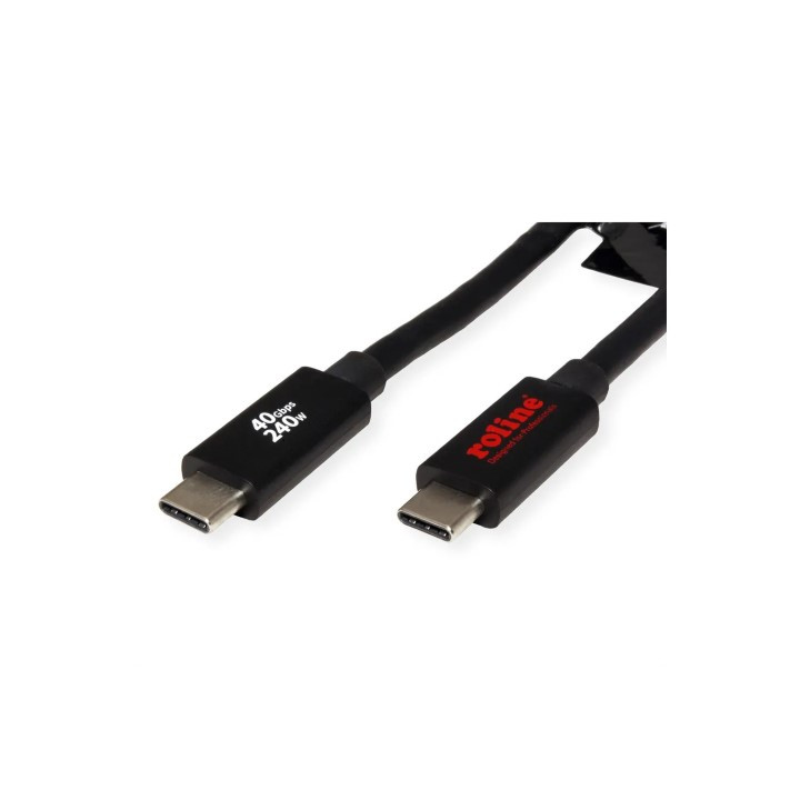 Roline CABLE USB-C MALE/MALE - 2M - NOIR