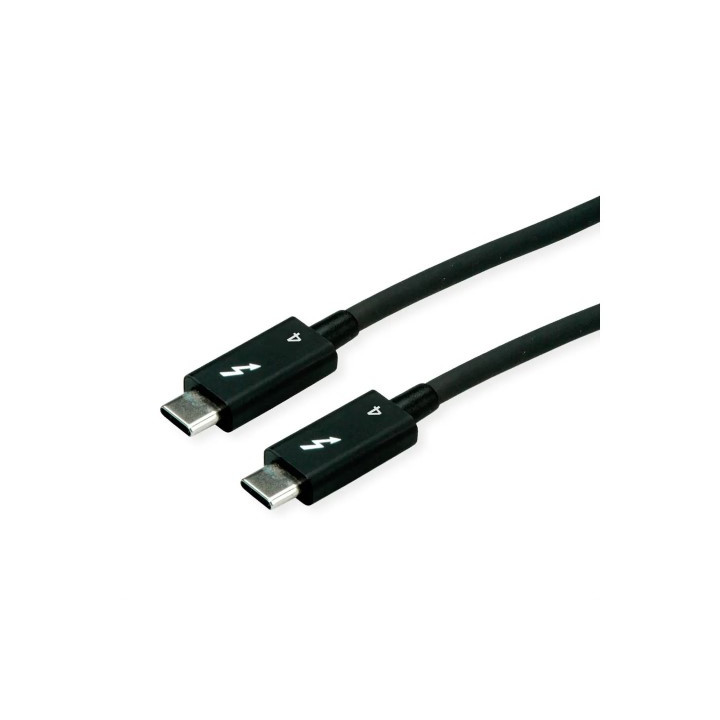 Roline CABLE THUNDERBOLTA 4 USB-C MALE/MALE - 1M - NOIR