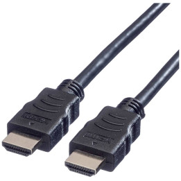 VALUE CABLE HDMI HIGHSPEED+ETHERNET MALE/MALE - 2M-NOIR