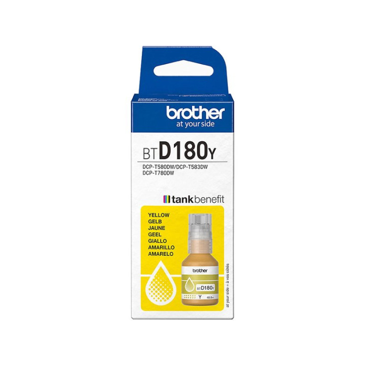 Brother CARTOUCHE D'ENCRE BTD180Y - JAUNE