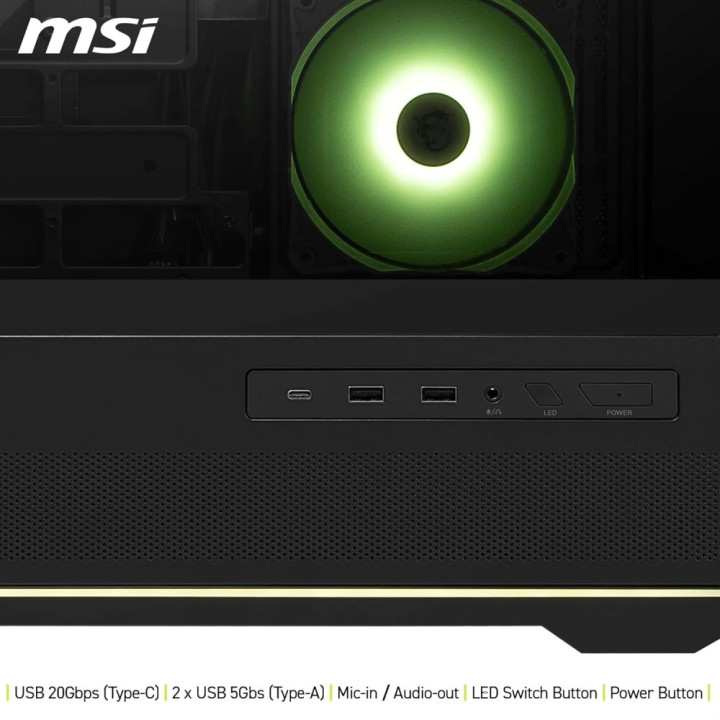 MSI AGILITY GD73 TAPIS DE SOURIS TAPIS DE SOURIS DE JEU NOIR 
