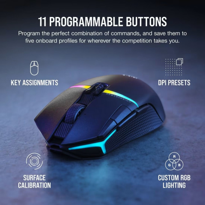 Corsair TC100 RELAXED - NOIR/TISSU/2D
