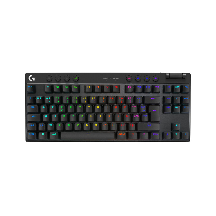 Logitech PRO X - TKL/MECANIQUE TACTILE/SANS FIL/RGB/NOIR