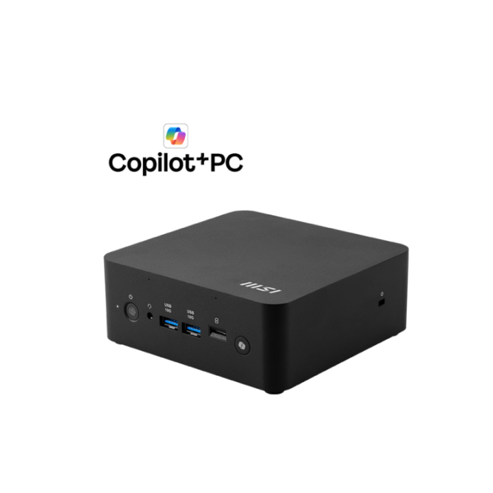MSI CUBI NUC AI+ 2MG-007EU COPILOT+ PC INTEL CORE ULTRA 9 288V 32 GO LPDDR5X-SDRAM 1 TO SSD WINDOWS 11 PRO MINI PC NOIR 