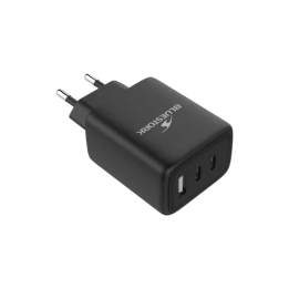 Bluestork CHARGEUR 65W PD - 3 PORTS + CABLE USB-C 2M - NOIR