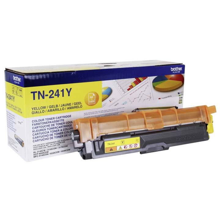 BROTHER TN-241Y TONER JAUNE 14