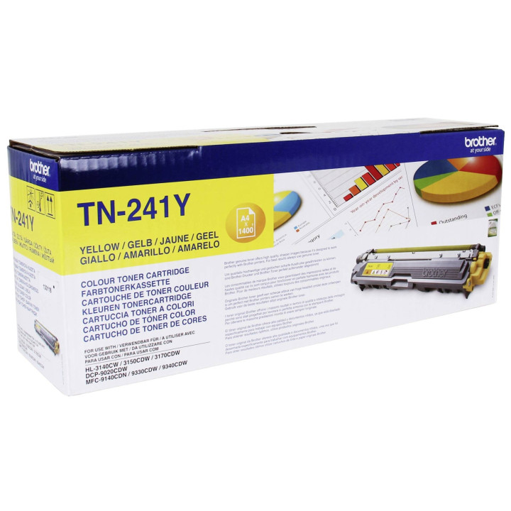 BROTHER TN-241Y TONER JAUNE 14