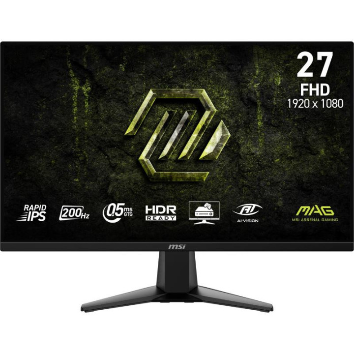 MSI MAG 275F E20 ECRAN PLAT DE PC 68.6 CM (27) 1920 X 1080 PIXELS FULL HD LCD NOIR 