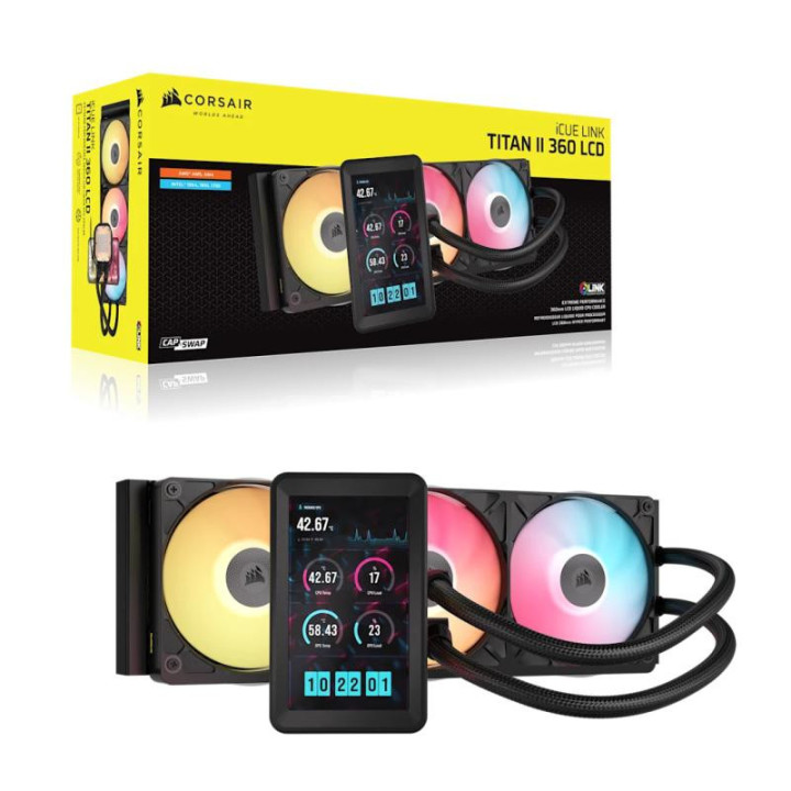 CORSAIR ICUE LINK TITAN II 360 RX LCD 