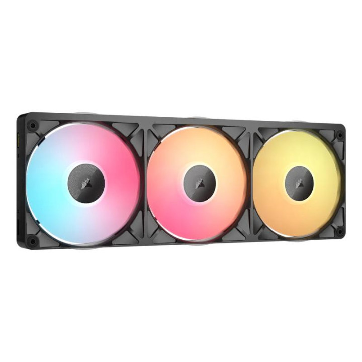 CORSAIR ICUE LINK RX360 II UNIFIED FRAME RGB PWM PC FANS STARTER KIT BOITIER PC REFROIDISSEUR D'AIR 12 CM NOIR 1 PIECE(S) 